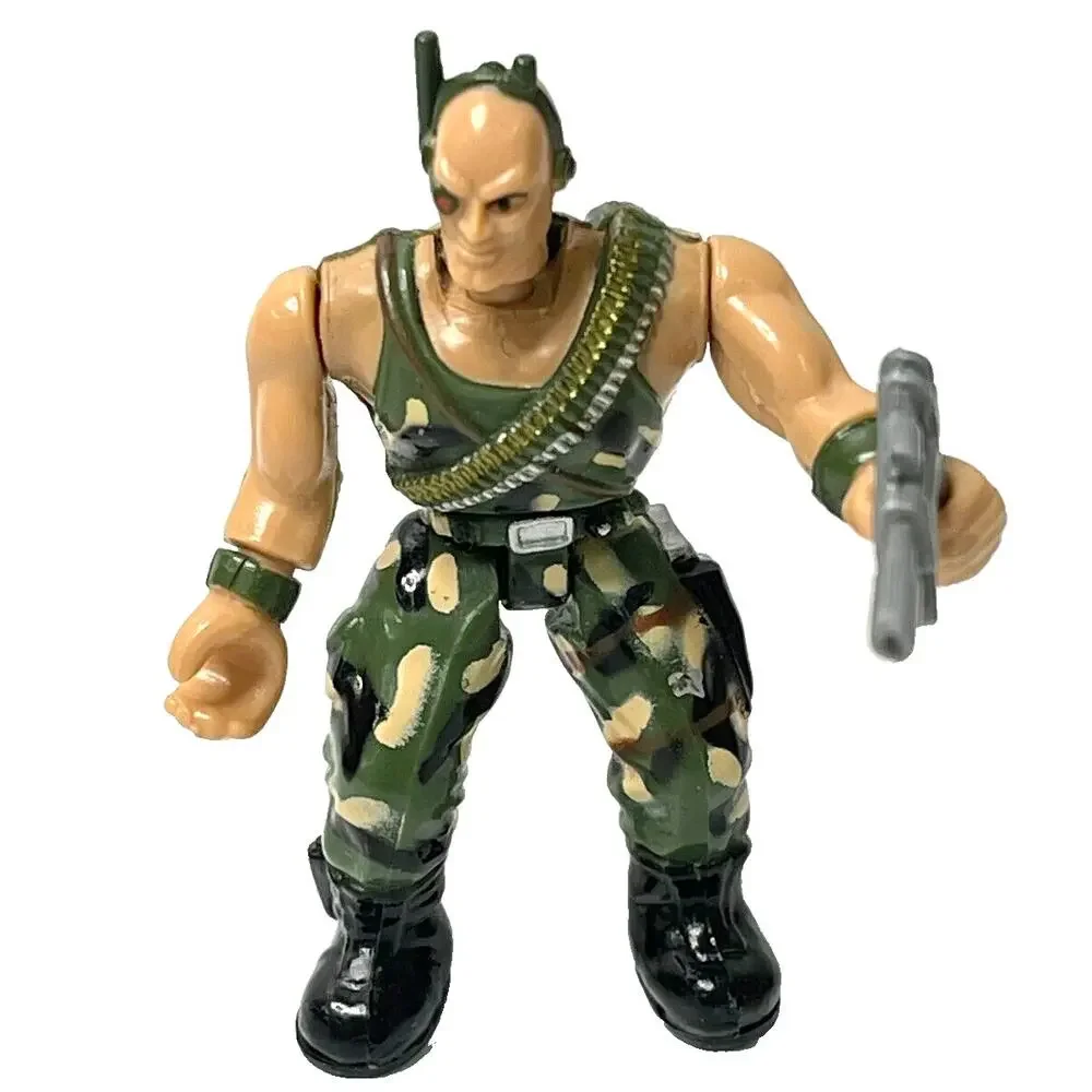 Chap Mei Military Soldiers Tactical Force 4 Men Figures w/ 3 Weapons Set